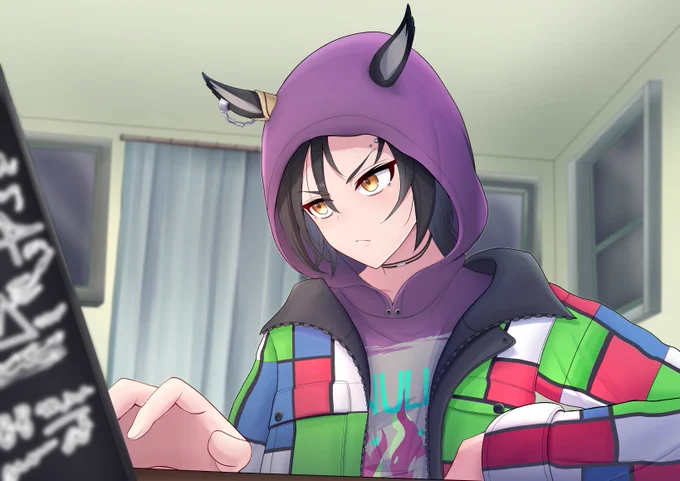 Logical thinking#ウマ娘 #エアシャカール 