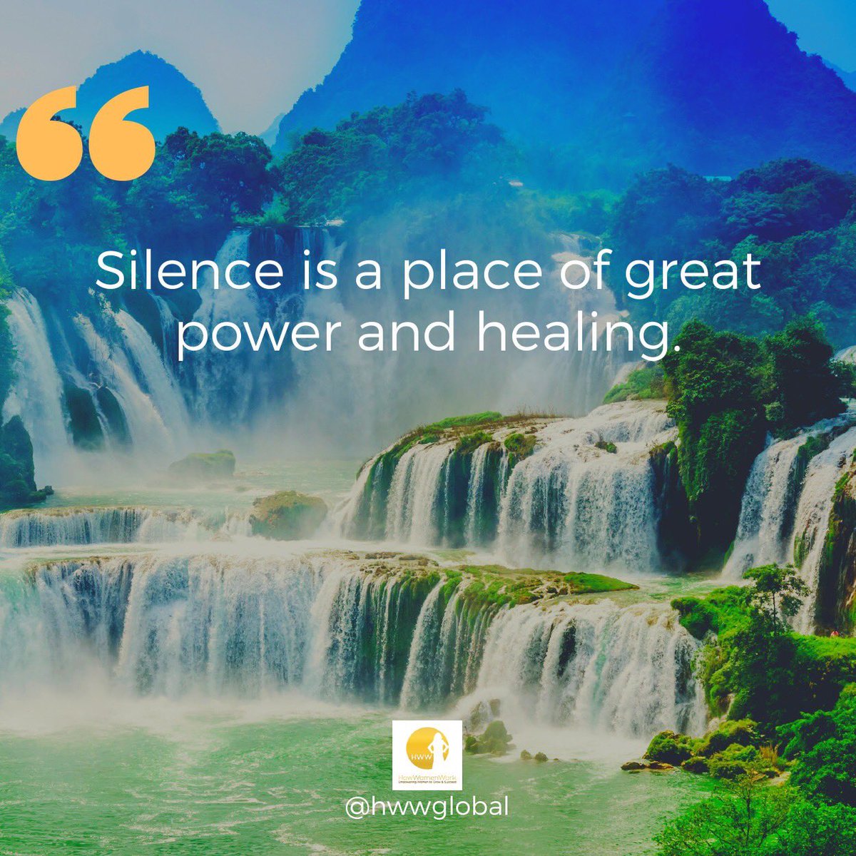 Stay in silence and mindfulness 5 min. per day to increase wellbeing. <a href="/hwwglobal/">How Women Work</a> #MentalHealthAwareness