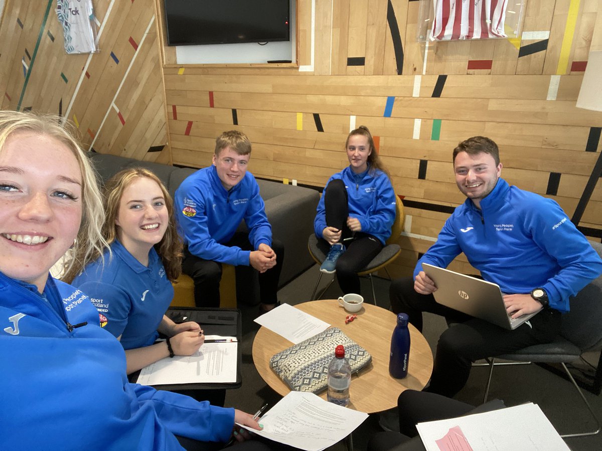 Jessicaypsp's tweet photo. What an incredible couple of days with the @sportscotland #sportpanel at @InverclydeNSTC. 

As always it was jam-packed with important discussions, learning and laughter! So proud to be part of this young group of people 💙 #ypsp5 https://t.co/aXufZNKFiV