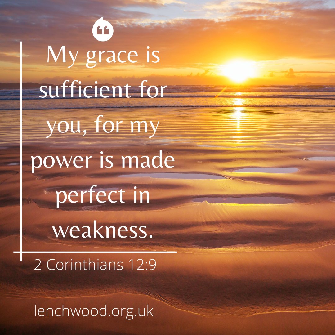 lenchwoodcc's tweet photo. My grace is sufficient for you, for my power is made perfect in weakness.

2 Corinthians 12:9

https://t.co/RH2qQXrnEG

#staycationuk #christianretreat #bibleverse #2corinthians129 #lenchwoodcc https://t.co/6K69S43wy3