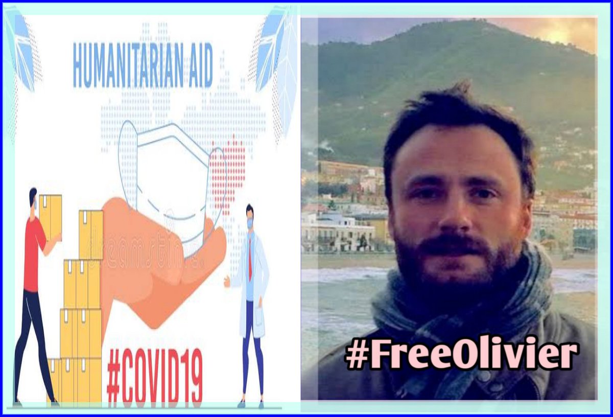 A humanitarian aid worker helps people 
who are suffering and saving lives, at any time, 
in any place, in the world. #OlivierVandecasteele helped #Iran through #COVID19, 
Then he visited iran as a tourist, but, he was arbitrary detained. 
World, please voice to 
#FreeOlivier