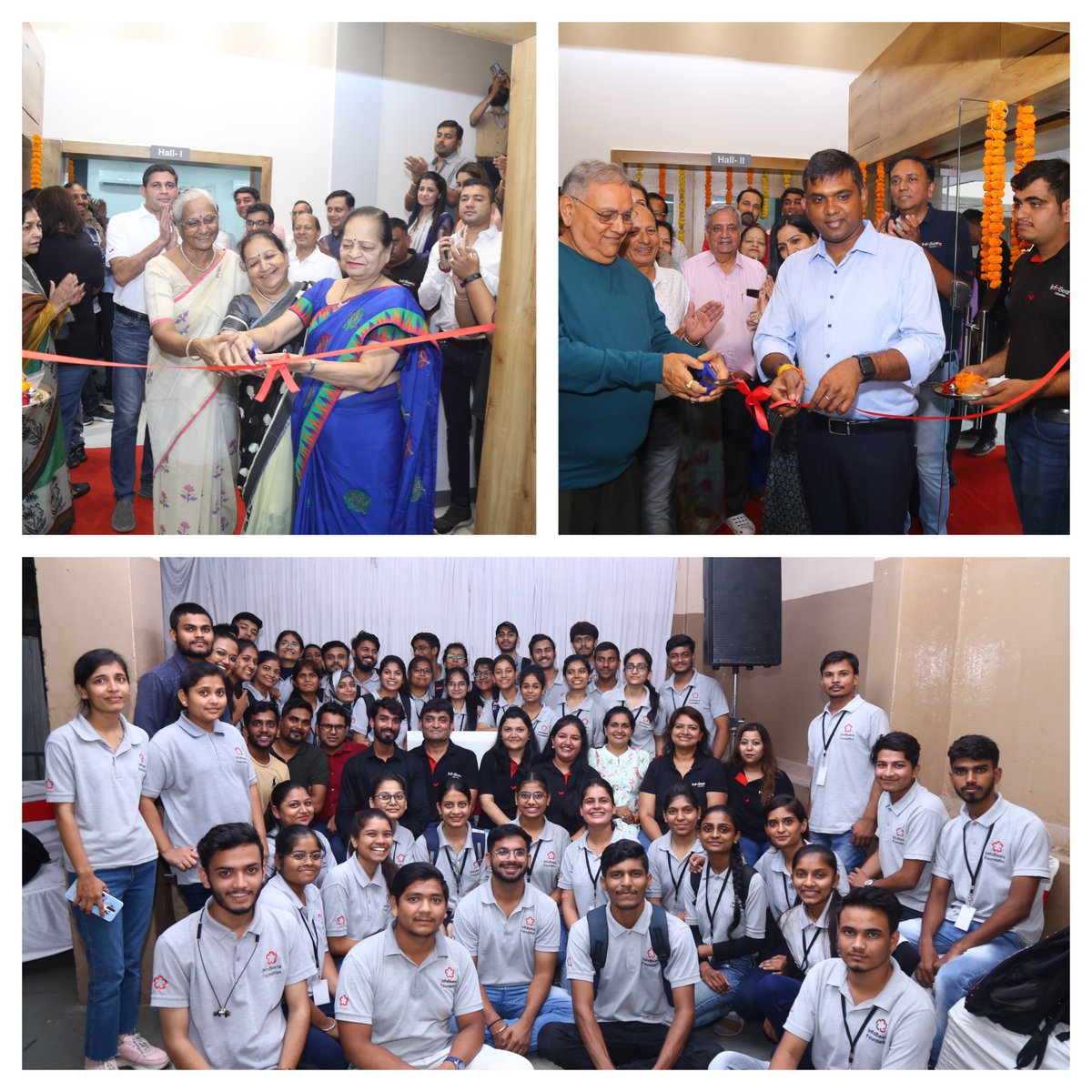 infobeans's tweet photo. Glimpses of @IBS_foundation's third and largest training centre inauguration ceremony at Jawahar Marg, in the heart of city #Indore.
#InfoBeansFoundation aims to empower underprivileged youth to build a strong career through free computer education & soft skills development. https://t.co/5dHCJqAUUg