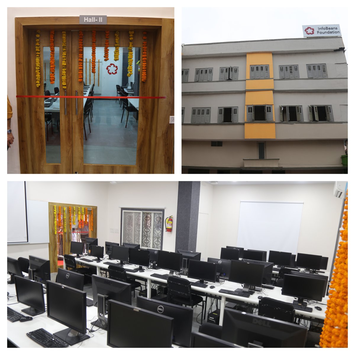 infobeans's tweet photo. Glimpses of @IBS_foundation's third and largest training centre inauguration ceremony at Jawahar Marg, in the heart of city #Indore.
#InfoBeansFoundation aims to empower underprivileged youth to build a strong career through free computer education & soft skills development. https://t.co/5dHCJqAUUg