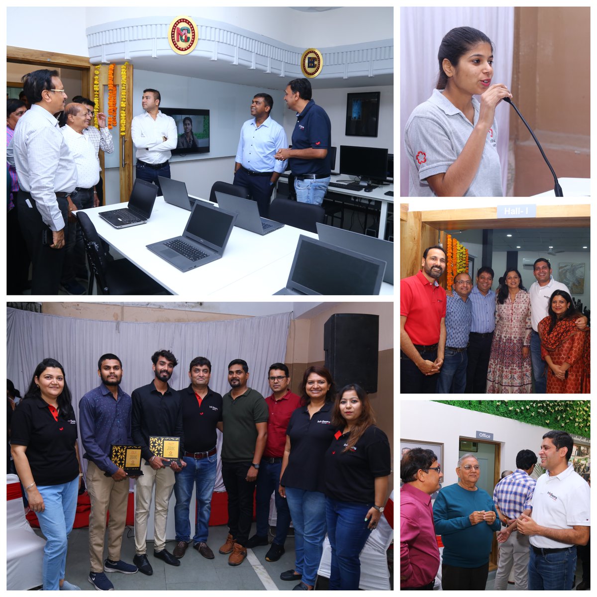 infobeans's tweet photo. Glimpses of @IBS_foundation's third and largest training centre inauguration ceremony at Jawahar Marg, in the heart of city #Indore.
#InfoBeansFoundation aims to empower underprivileged youth to build a strong career through free computer education & soft skills development. https://t.co/5dHCJqAUUg