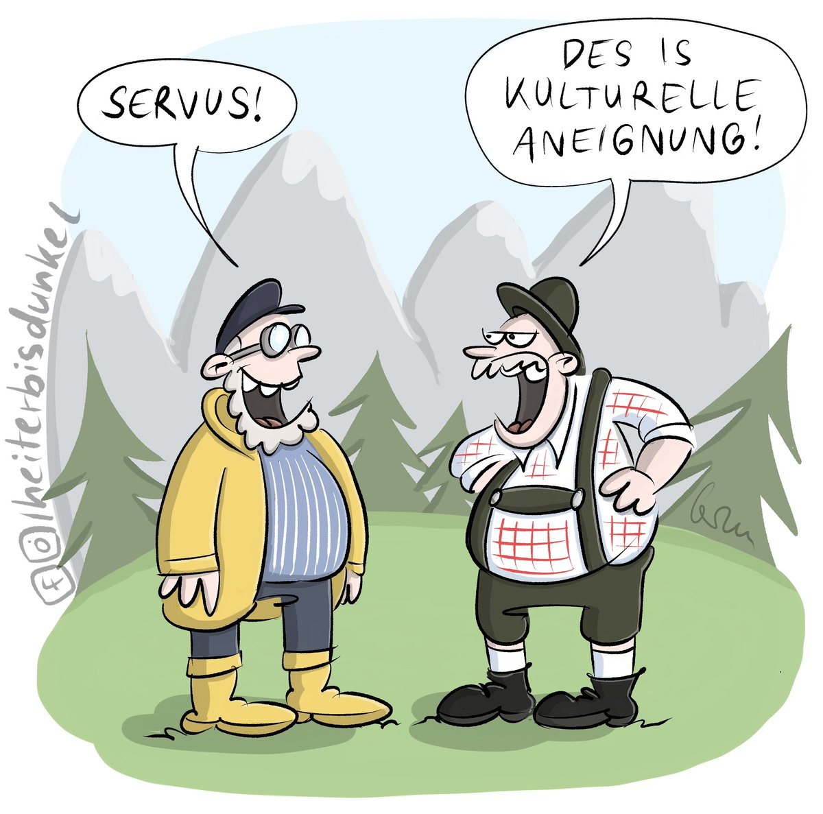 #cartoon #kulturelleaneignung #woke #staywoke #cartoons #heiterbisdunkel #lustigebilder #lachen #lustig #funny #satire #witzig #witz #witzbilder #witzbild #ormerod #insta #instagood #instaart