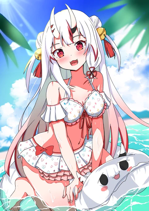 #百鬼絵巻  #帰ってきたホロサマ ホロサマ水着のお嬢 