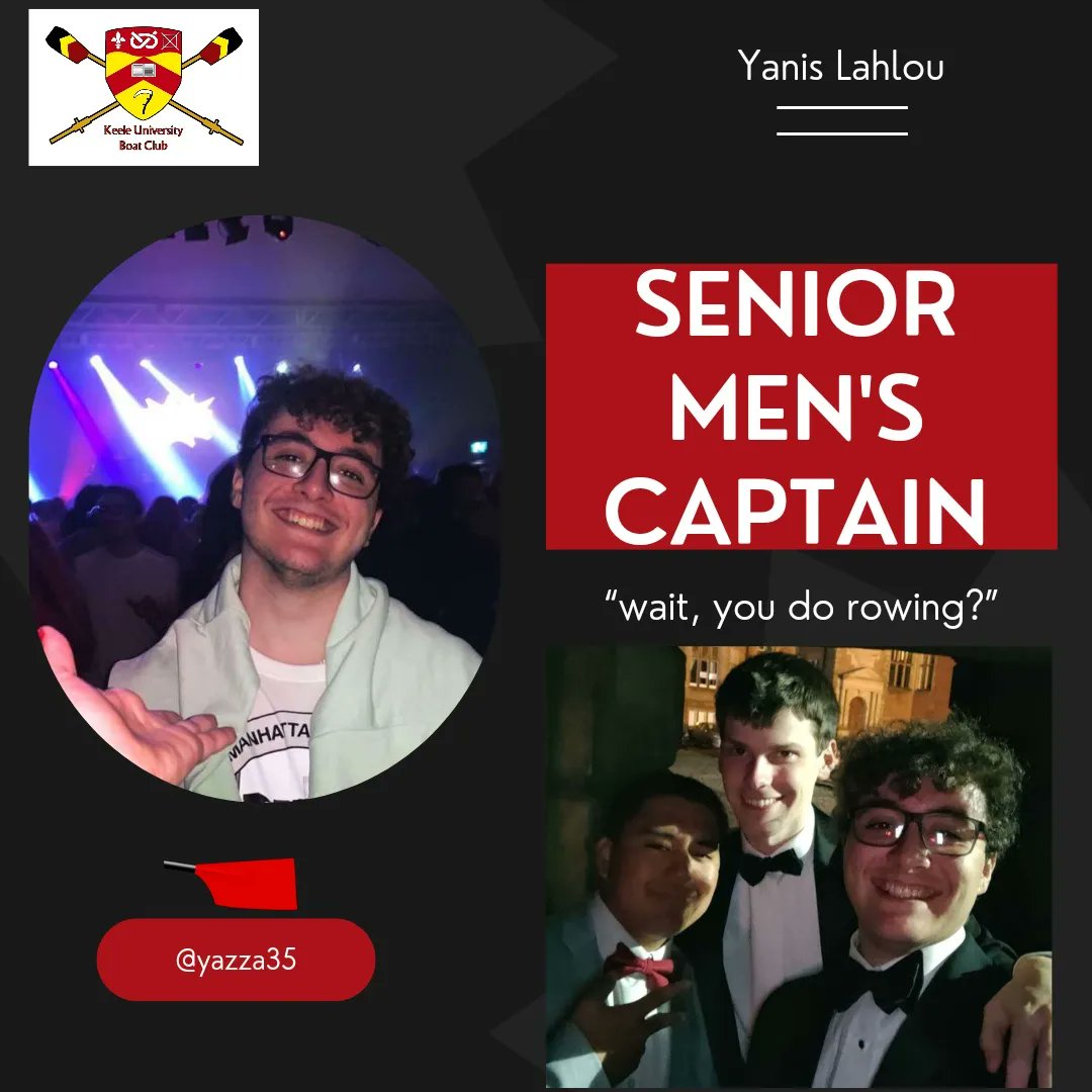 KeeleUniBC's tweet photo. COMMITTEE 2022/2023 INTRO #5

Yanis Lahlou
Senior Men's Captain

| Q&amp;A Session will be running all day today on instagram with Yanis as your senior men's captain this year! Feel free to ask questions if you've rowed before and wanting to join the men's squad this year! https://t.co/D8MoT2xeo6