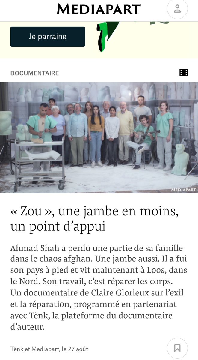 QuilomboF's tweet photo. ZOU de Claire Glorieux sur @Mediapart jusqu'au 27/09 en partenariat avec @TenkFr  
Encore un grand merci à nos partenaires et soutiens indéfectibles qui ont permis la fabrication de ce film inclassable
@CNAPfr 
@Pictanovo 
@RegionNormandie 
@LeCNC 
@LaPROCIREP 
@d5HfuGnTVLLcnCd https://t.co/gIVdlsPyf9