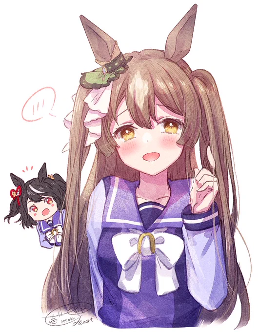 サトノダイヤモンド(ツーサイドアップ) #ウマ娘 