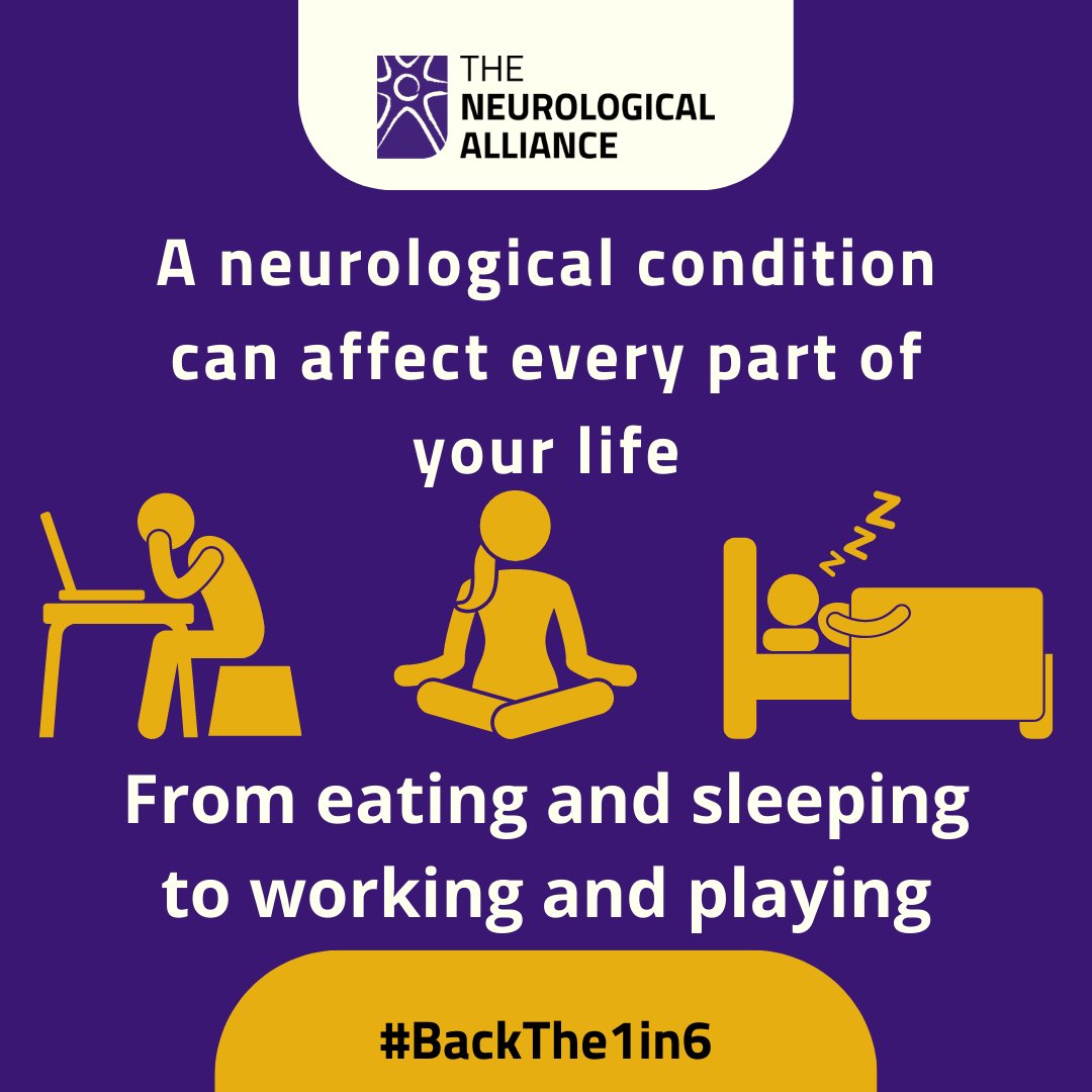 NeuroAlliance's tweet photo. What is a neurological condition? Learn more here and join our call for action https://t.co/3cdUEKNRMF #BackThe1in6 https://t.co/UdpS5QLaCs