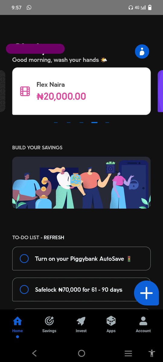 Donself_273's tweet photo. I just created piggy vest🐖account.....so for every profit made through betting I'll move the money to piggy vest.. That way u also can discipline your betting habit
#NeverWithdraw https://t.co/n2EiNI6lKs