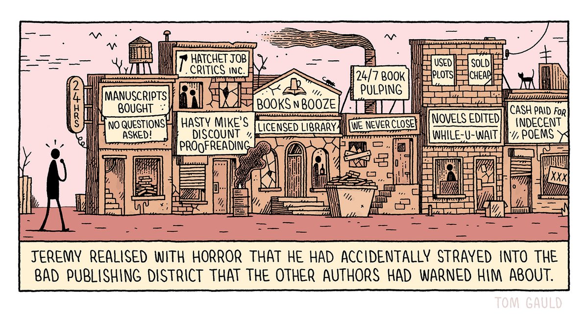 My cartoon for yesterday’s <a href="/GdnSaturday/">Guardian Saturday</a> / <a href="/GuardianBooks/">Guardian Books</a>
 
p.s. You can preorder my new book of cartoons REVENGE OF THE LIBRARIANS: tomgauld.com/comic-books-v2