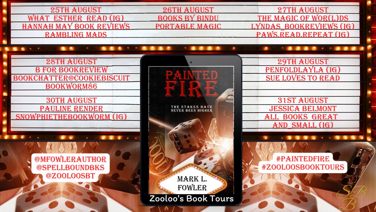 ZooloosBT's tweet photo. Review @cookiebiscuit "Painted Fire is a superbly written book and the author has a wonderful way with words."
➡️ https://t.co/8AqLzNBbT3
@MFowlerAuthor @SpellBoundBks #PaintedFire #ZooloosBookTours https://t.co/UsPdei0dRC