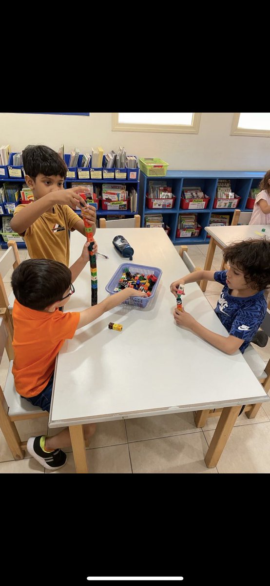 AnisRashid9's tweet photo. Who can build the highest cube tower?Students get to know each other by doing this challenge.@ISGDistrict @ISGDmm #grade1#teamwotk @shina_george https://t.co/wzk1UCb1Df