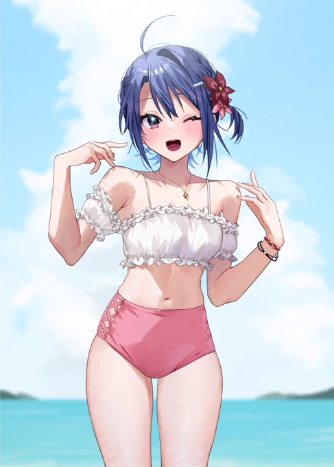 兄貴、この水着かわいい?#じついも 