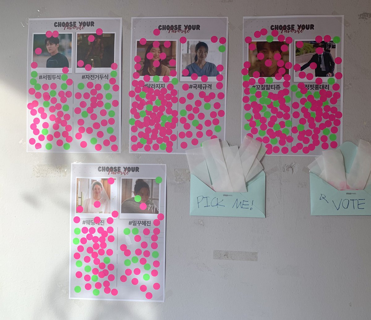 getchagall's tweet image. #갯마을차차차 갯카페☕️ 앙케이트 결과를 공개합니다😄
✅서핑두식
✅달라지지
✅꼬질말티쥬
✅웨딩혜진

참여해 주셔서 감사합니다 ◡̈