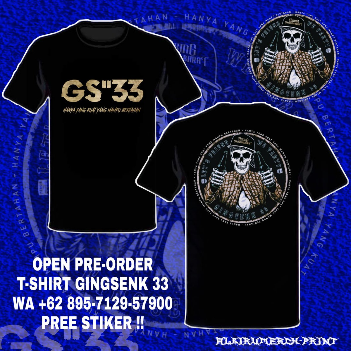 VikingCikbar's tweet photo. Untuk pecinta GS33 sekarang baju nya akan terbit, hayu ramaikan hasanah per-gingseng-an. 😁
#TekoAjaib #GS33 https://t.co/aEDmig6A26