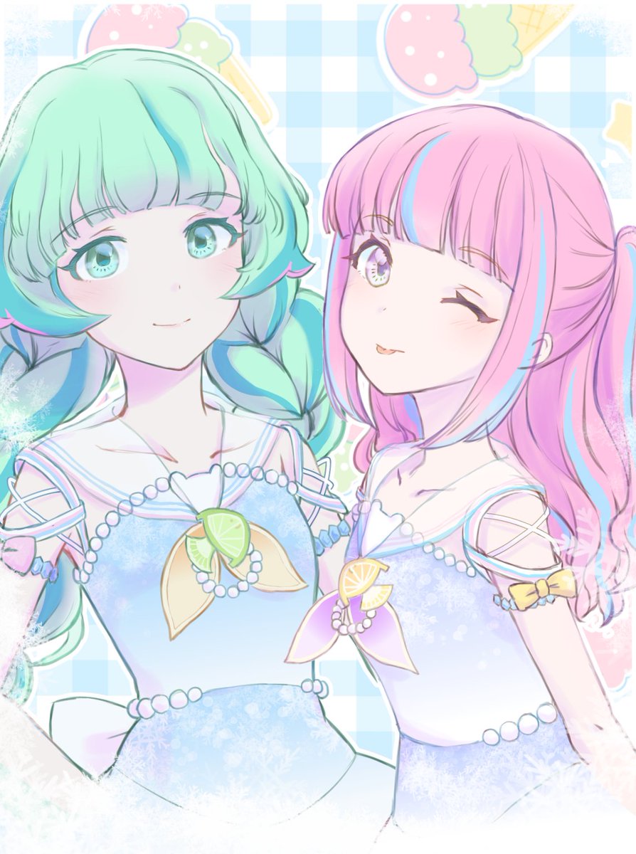 「ラブリーマロンの二人なら最強にカワイイでしょ??でしょ?? 」|柳【低浮上】のイラスト