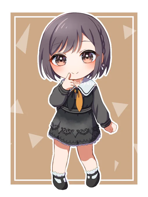 ちびキャラ毎日更新28日目!お待たせしました絵名です!#prsk_FA #東雲絵名 