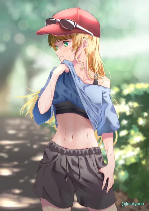 トレーニング中のすみれちゃん 