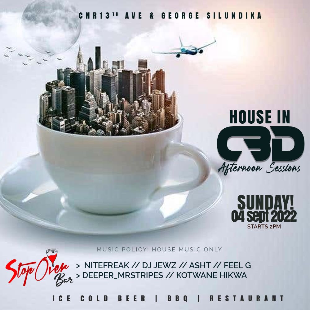 Mina angiyi eMunch and sip but lapha ngyabe ngikhona for some deep house music.