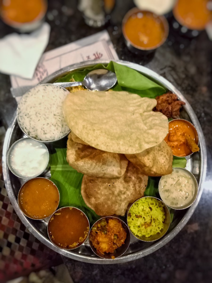desiTraveler's tweet photo. Naivedyam is one South Indian restaurant I have been going since ages. I have not been to the Hauz Khas outlet for some time, luckily the one in our Gaon is also consistently good. #thali #Gurgaon #mobilephotography #sstphone 😀😊👍 https://t.co/HAnkOI0j93