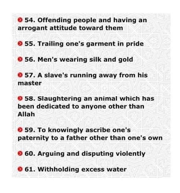 ○》Major sins in Islam 💔😢

○》Must Read 📚 

○》Thread ✨️👇 https://t.co/XrHB04YHhD