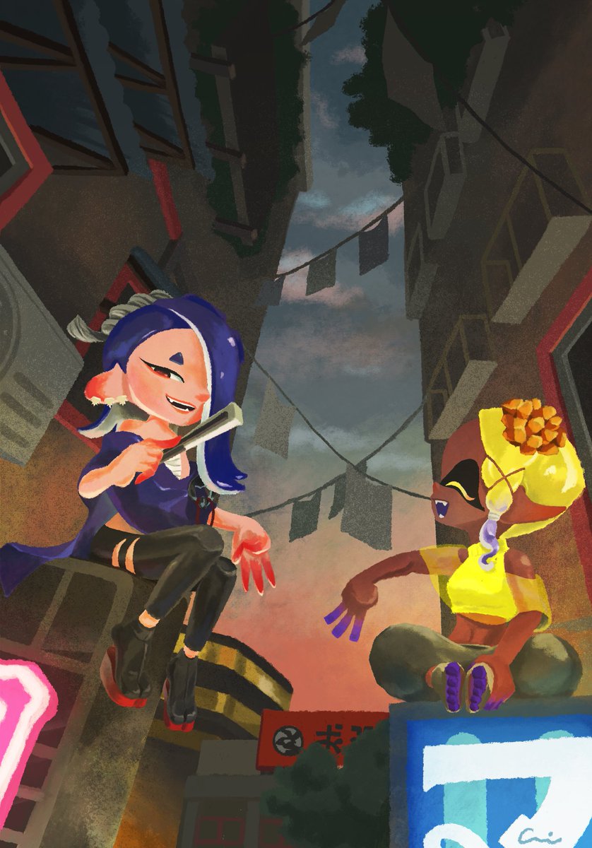 前夜祭ラストスパート！

✊✌️🖐

 #スプラトゥーン3 #Splatoon3 #前夜祭 #NintendoSwitch