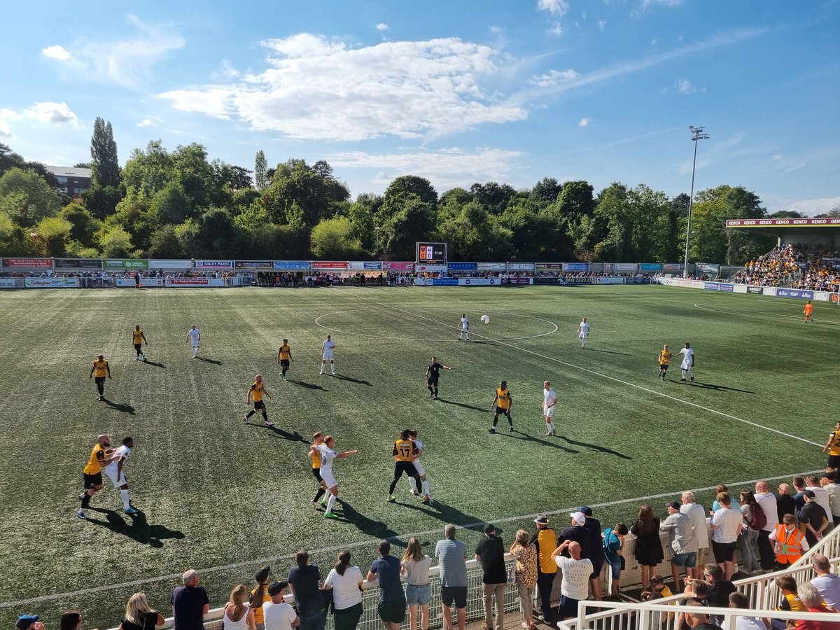 RuthTunnell's tweet photo. A very pleasant Saturday. An 18 mile walk and then watching @maidstoneunited beat @TUFC1899. Read my match report in @NonLeaguePaper https://t.co/CadIcWQAgx