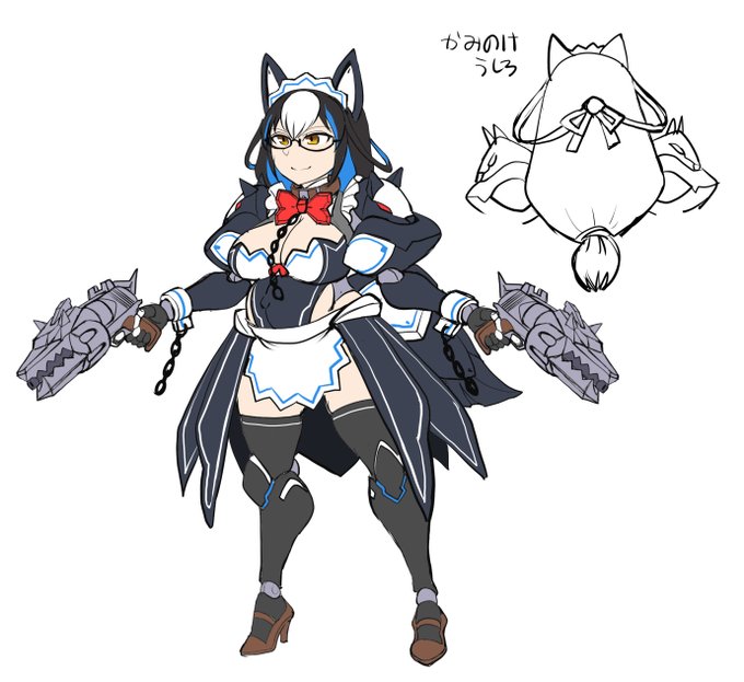 メイド型プレグナイト「トリニティ」
モチーフはケルベロス 