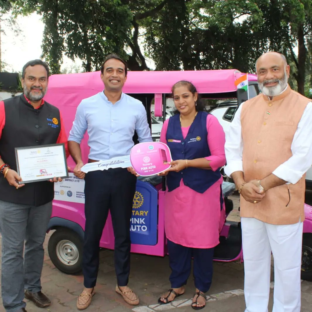 RCPanajiMT's tweet photo. Under Green Initiative, on 15th August, RCPMT handed over an 𝗘𝗹𝗲𝗰𝘁𝗿𝗶𝗰 𝗣𝗶𝗻𝗸 𝗔𝘂𝘁𝗼𝗿𝗶𝗰𝗸𝘀𝗵𝗮𝘄 to Shri Shraddhanand Dnyanprasarak Mandal, Canacona for their school activities. https://t.co/s1sSonEpVk