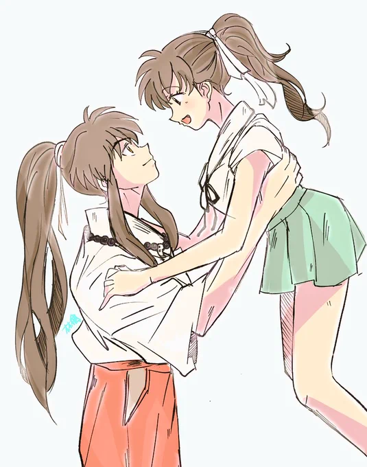 残暑お見舞い申し上げます#犬かご#朔犬かご#犬夜叉 