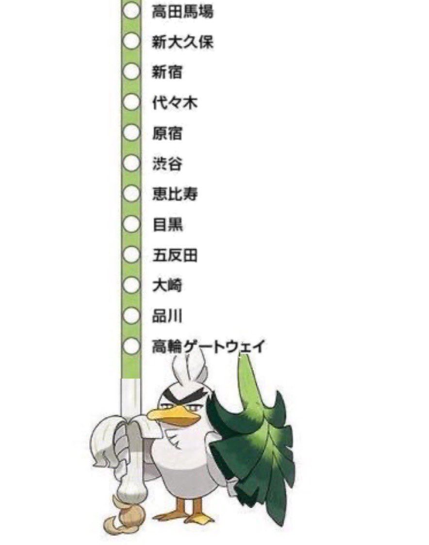 M_summer_x's tweet photo. ネギガナイト(JR山手線のすがた) https://t.co/NSpQwfr5qz