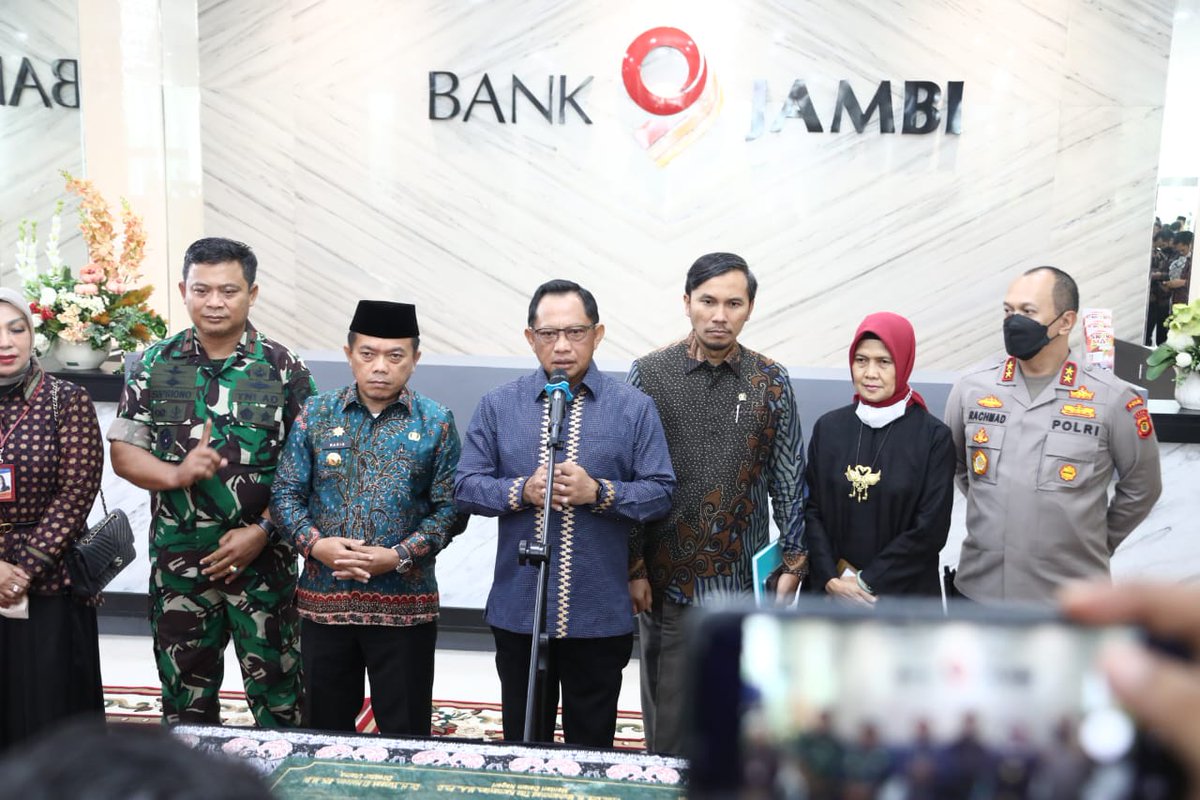Mendagri Turun Langsung Dorong Pemda Jambi Kendalikan Laju Inflasi - tandaseru.id/2022/08/28/men…
