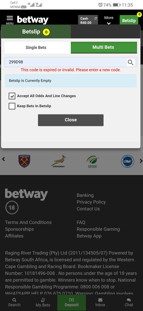 slindotshaba's tweet photo. @rilwelen1 Am I doing right? .. First time betting😅 https://t.co/DQAE8TlTZG