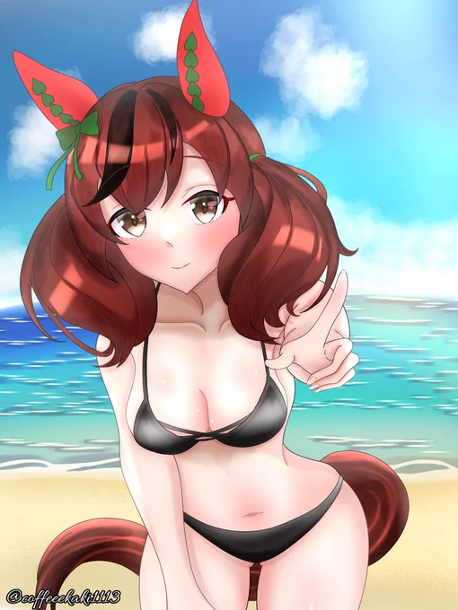 #ナイスネイチャ  #ウマ娘 夏もそろそろ終わりなので 