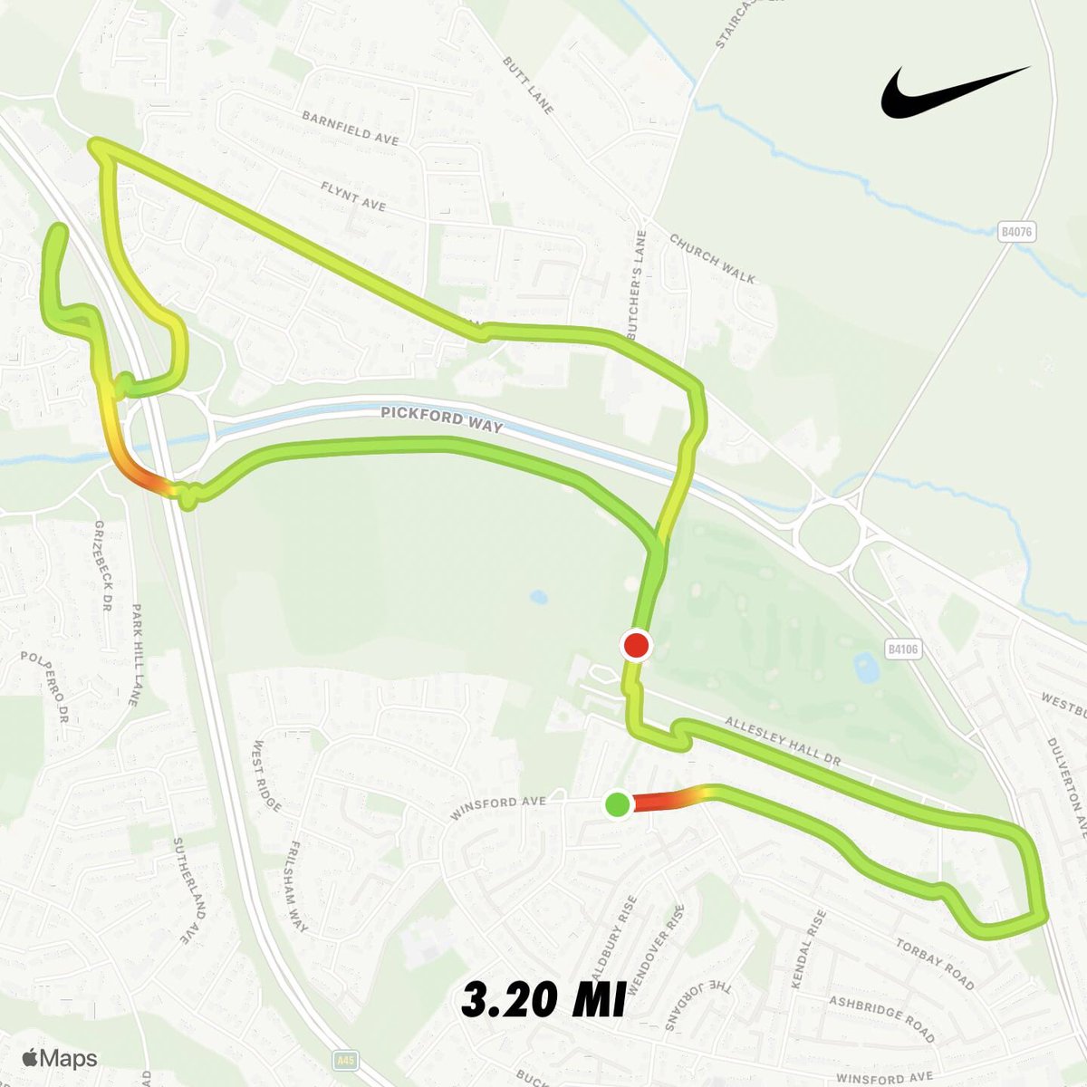 nickburdett1's tweet photo. 4th run this week #5Ksunday https://t.co/0i7ratuKdo