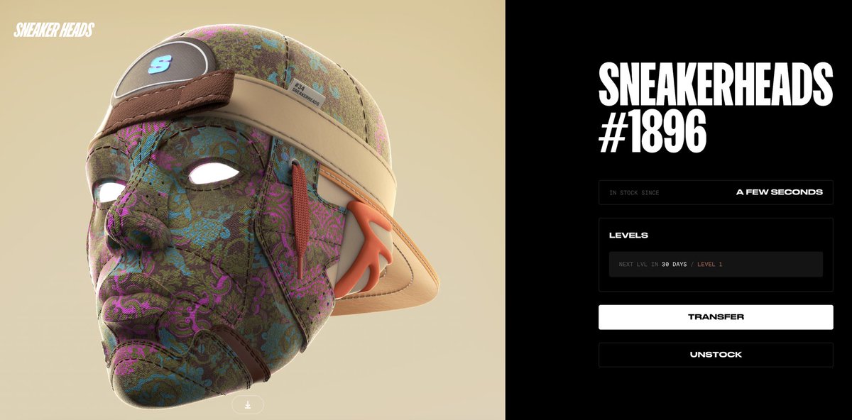 capio_eth's tweet photo. Another amazing piece #Nft from @sneakerheadsoff stocked and locked ⚡️

Any moment now tipping over 4K boxed 🤩 #Shfollowsh #Sneakers #Ethereum https://t.co/GMOGFmuCo6