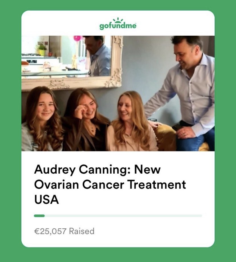 OfficialSylsGAA's tweet photo. Your help needed!  Our U17 player Ruby Canning needs our support to help her lovely mum Audrey who is battling ovarian cancer. She urgently needs treatment in the US. Please consider a donation if you can. It could make a huge difference!  #ClubisFamily

https://t.co/FSf4GinWaM https://t.co/MBncQPgOjM