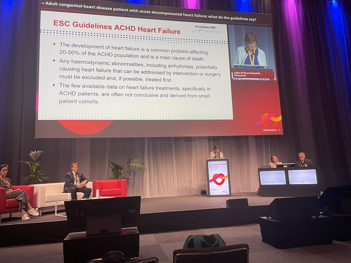 Sarah Moharem Elgamal, MBBCh, MSc, PhD👩🏻⚕️🫀 (@sarah_moharem) on Twitter photo #ESCCongress Prof Roos-Hesselink discusses the importance of biomarkers & advanced care planning as 20-25% of #ACHD patients develop #HF
<a href="/OktayTutarel_MD/">Oktay Tutarel, MD FESC</a> @judbacke <a href="/LauraDos8/">Laura Dos</a> <a href="/umityasarsinan1/">Ümit Yaşar Sinan, MD, FESC</a> @gerharddiller <a href="/AchdExpert/">Damien Cullington</a> #ESCCongress Prof Roos-Hesselink discusses the importance of biomarkers & advanced care planning as 20-25% of #ACHD patients develop #HF
<a href="/OktayTutarel_MD/">Oktay Tutarel, MD FESC</a> @judbacke <a href="/LauraDos8/">Laura Dos</a> <a href="/umityasarsinan1/">Ümit Yaşar Sinan, MD, FESC</a> @gerharddiller <a href="/AchdExpert/">Damien Cullington</a>