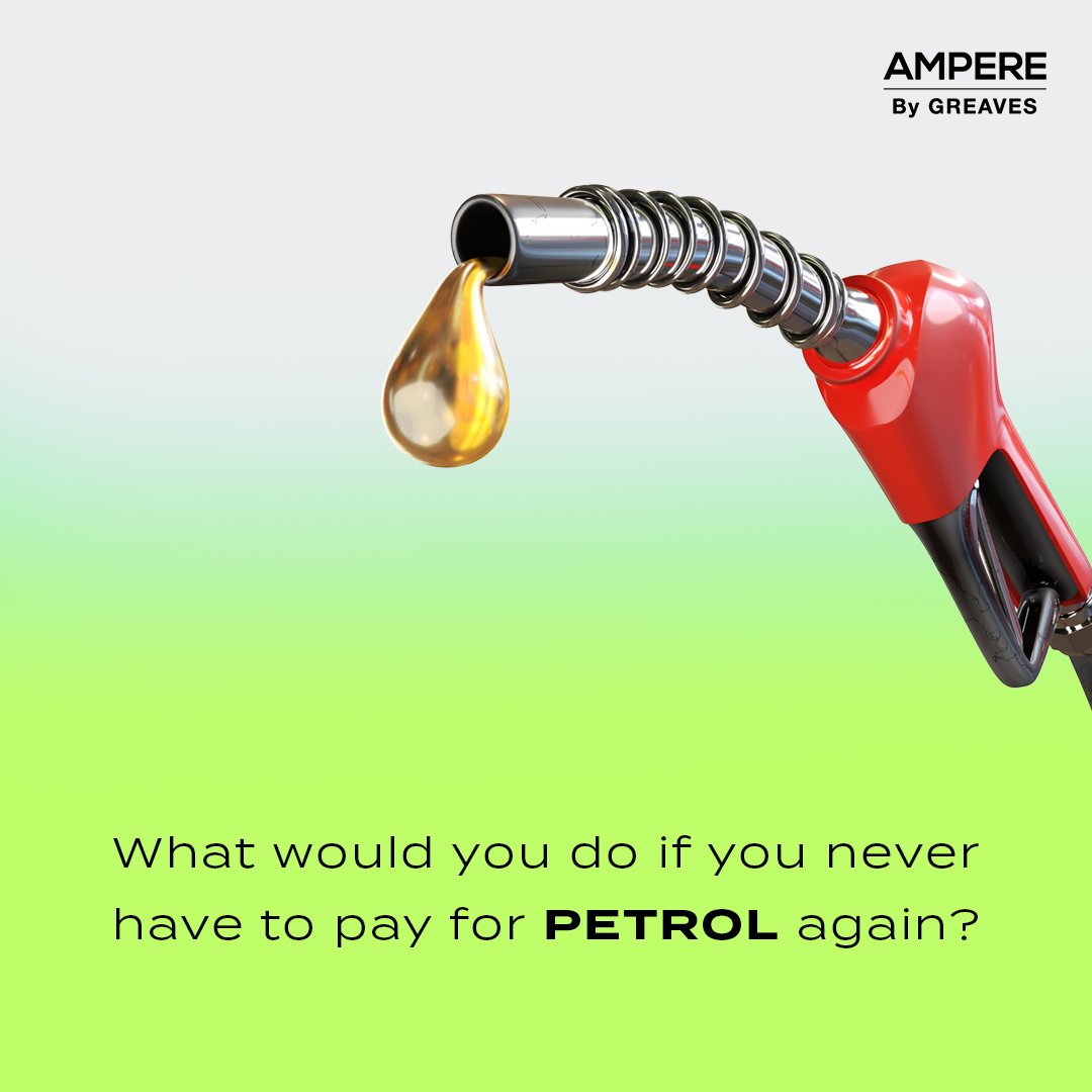 ampere_ev's tweet photo. Oh, what a dream it would be to shop all the items waiting in the cart or take that Goa trip at last. Share what would you do with all the savings in the replies!

#IndiaElectrifiedWithAmpere #NewAgeEnergy #FreedomFromFuel
#AmpereElectricScooters https://t.co/abEkrNfAyK
