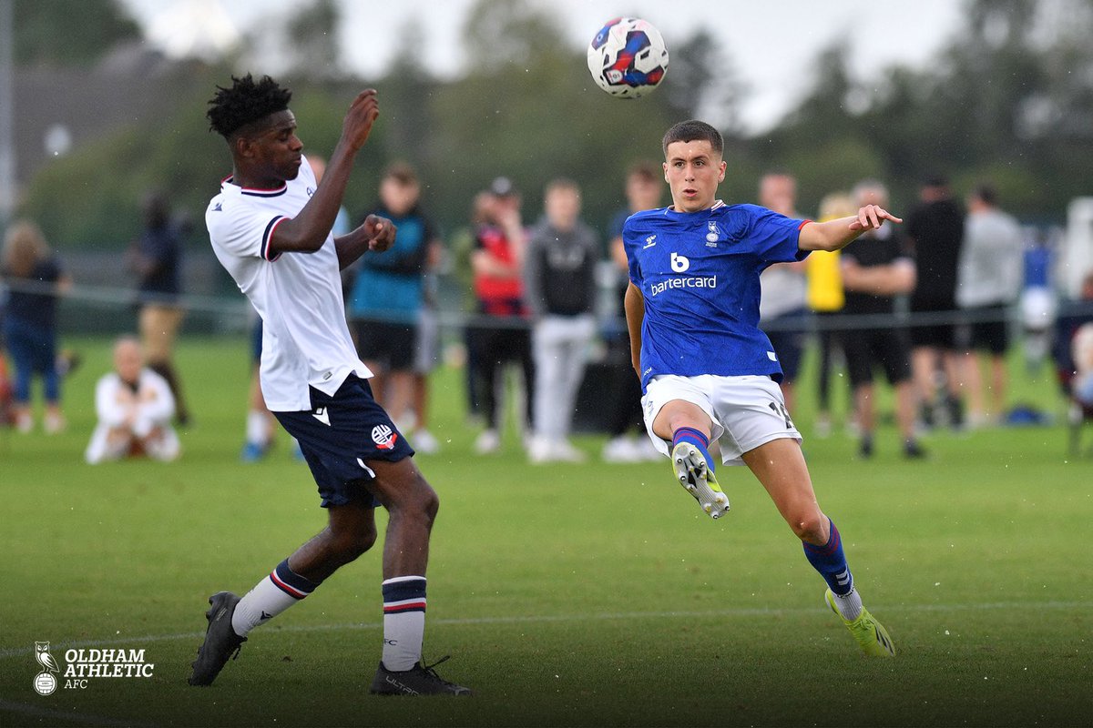 OAFCAcademy's tweet photo. ⚽️ Two goals in as many starts for @Joe_E8 as the young Latics drew 1-1 at Bolton yesterday. #oafc https://t.co/XpfnrPlp8L