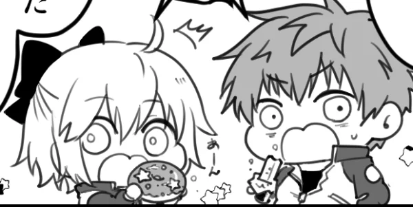 #スペ新ぎゃらりい スペースしんせんぐみアンソロにふんわり参加させて頂いてます!スペースドーナツ🍩 