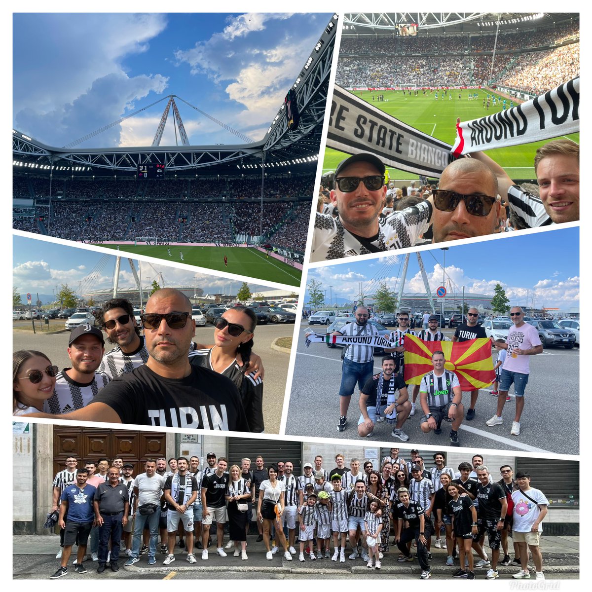 One of the biggest group ever, a bus filled with 55 ⚫️⚪️ friends from 19 different nationalities 🇳🇱🇻🇪🇪🇸🇧🇷🇲🇰🇬🇧🇮🇩🇨🇦🇲🇹🇺🇸🇬🇷🇫🇮🇮🇹🇸🇪🇿🇦🇦🇺🇨🇳🇨🇴🇱🇺 This is really a unique experience. Thanks to those who came yesterday… and to those who will come in the future! #YourFamilyInTurin