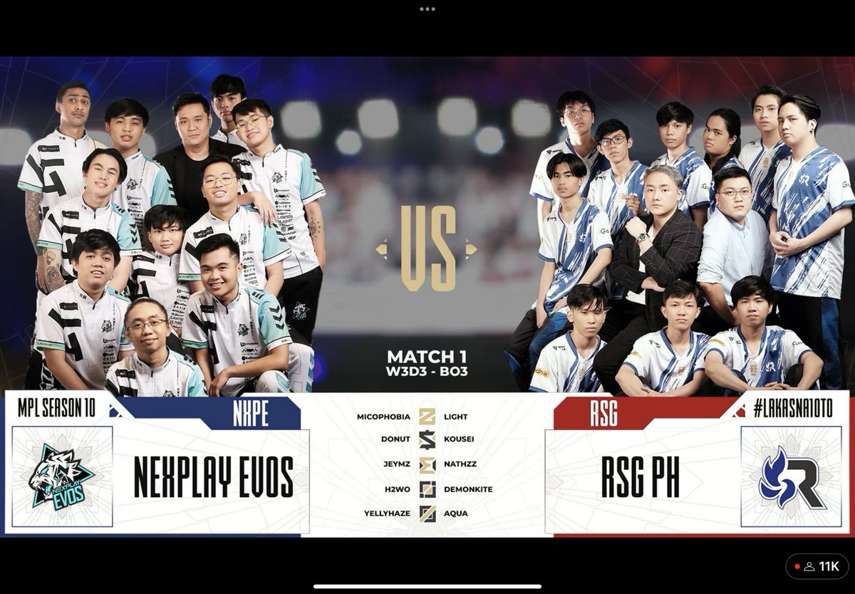 admiremiwo's tweet photo. Nexplay Evos Versus Rsg

BounceBack H2WO
#CoreH2WO https://t.co/6jjq9K1Tiv