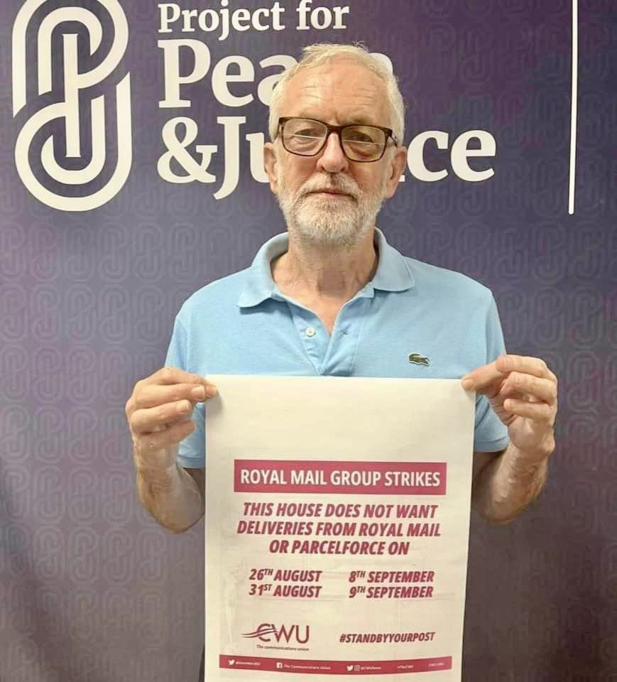 CWUnews's tweet photo. On the side of workers. Always. Thank you @jeremycorbyn https://t.co/7dKLlKWCTx