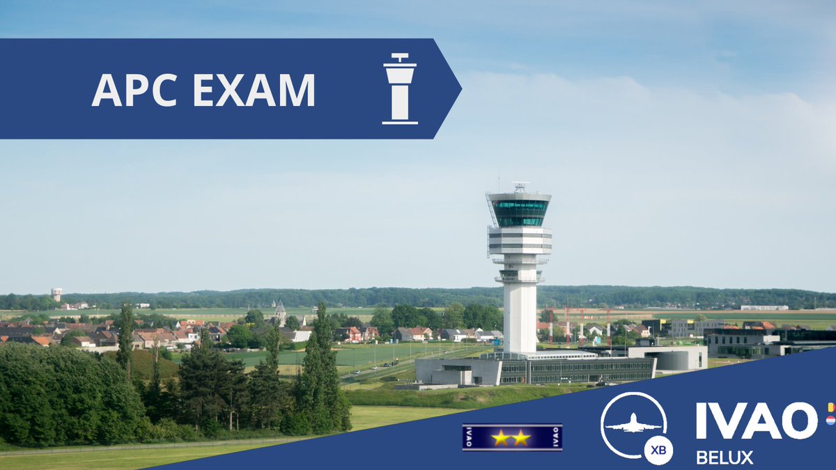 📝 𝗔𝗣𝗖 𝗘𝘅𝗮𝗺 | 𝟯𝟭/𝟬𝟴 📝 
Michiel X. will have his APC exam on Wednesday, 31th of August at EBBR. 
🕡 Time frame: 17:30z - 19:30z
✈️ Local flights highly appreciated! 
Take your favourite plane and come help Michiel get his second golden ⭐⭐ !