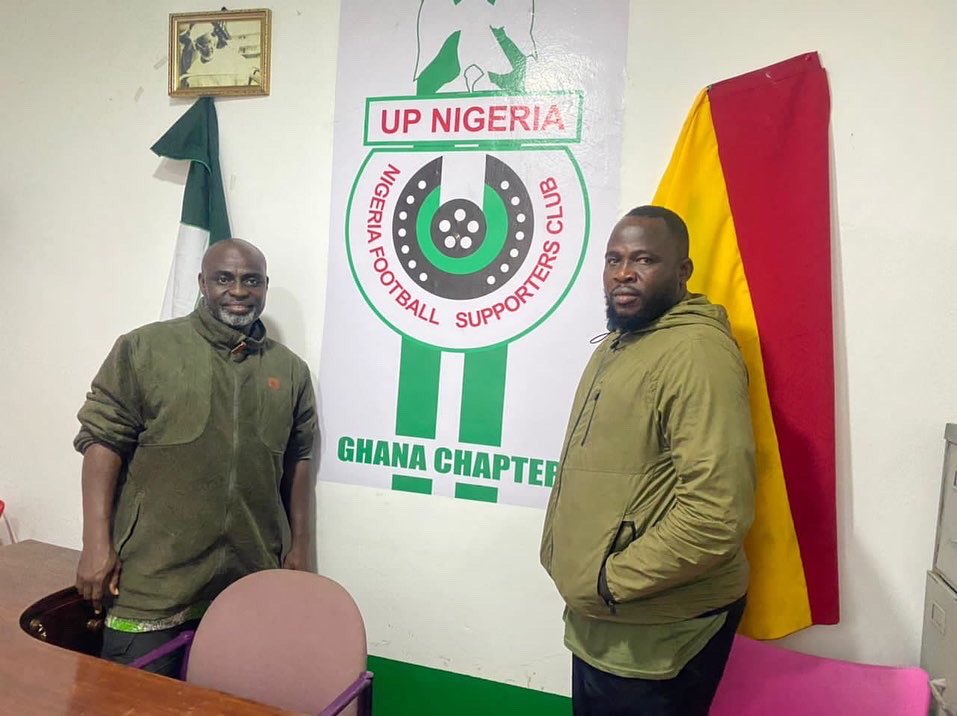 nfscglobal's tweet photo. Nigeria Football Supporters Club Ghana Chapter
@nfscglobal 
@ng_supereagles @nigeriasuperfalcons @thenffofficial @upeagles 

#nfsc #nigeriafootballsupportersclub #ghana #nigeria #nfscglobal #football #footballfans #footballlovers #soccer #africa #sport #sports https://t.co/iTaJhYuDmn