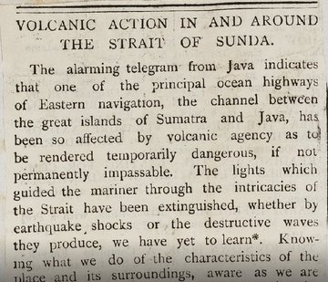 Geology_History's tweet photo. August 28, 1883, the news about the catastrophic eruption of #Krakatoa in #Indonesia with over 30.000 victims spread quickly around the globe, thanks to modern #media, like the telegraph system
https://t.co/FIP8tdCQRt https://t.co/GgnXVtVRJG