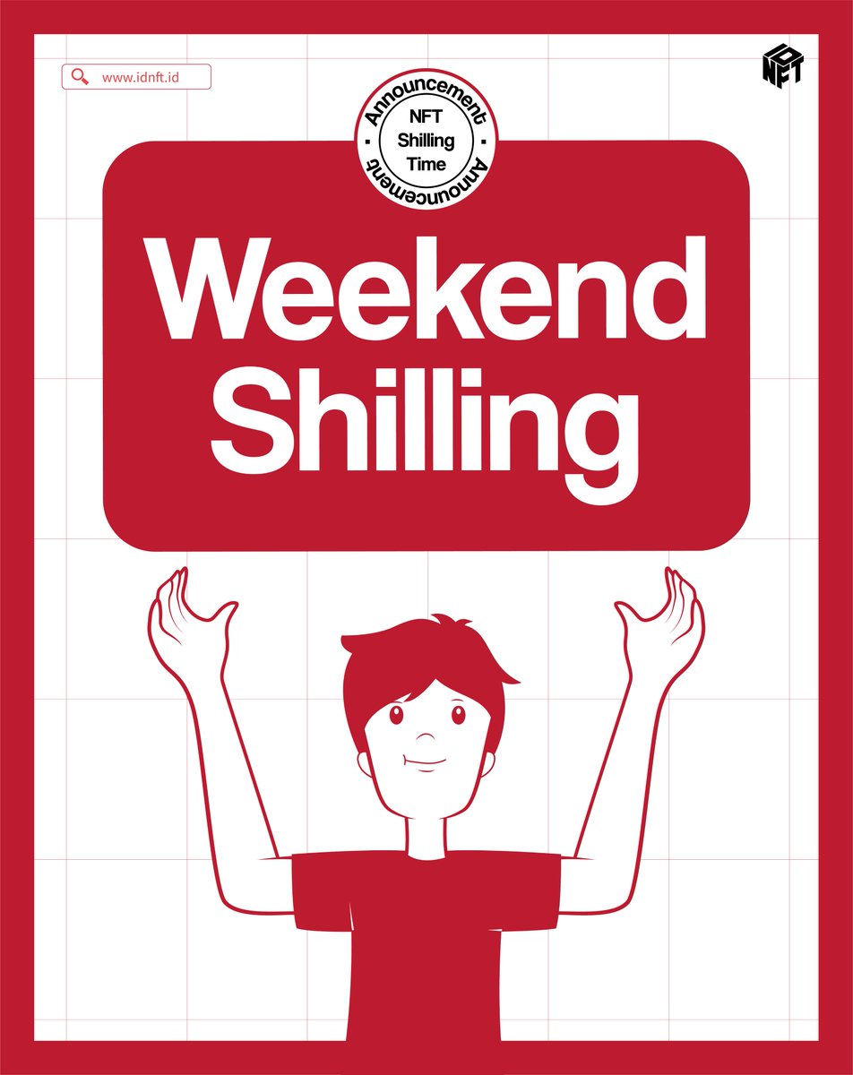 GM Fams 🔥

It's time for WEEKEND SHILLING! 🤩

Let us see your artworks in the reply, fams.
We'll RT them 😊

#idnft #NFTs #Shilling #Weekend